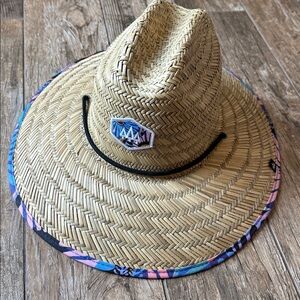 Hemlock Hat Co Straw Hat floral sun hat beach